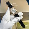 Jaeger ?C LeCoultre Reverso Tribute Monoface Small Seconds Q7132521 Rose Gold Silver Dial Best Replica MGF 45.6??27.4mm