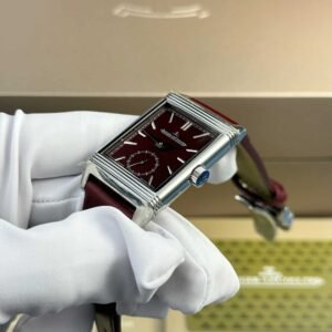 Jaeger-LeCoultre Reverso Tribute Monoface Small Seconds Q397846J Wine-red Dial Best Replica MGF 45.6??27.4mm