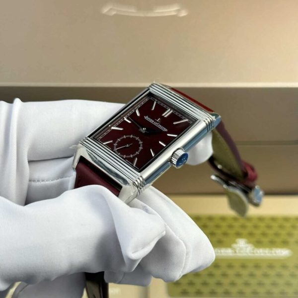 Jaeger-LeCoultre Reverso Tribute Monoface Small Seconds Q397846J Wine-red Dial Best Replica MGF 45.6??27.4mm
