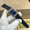 Jaeger-LeCoultre Reverso Tribute Monoface Small Seconds Rose Gold Blue Dial Best Replica MGF 45.6??27.4mm