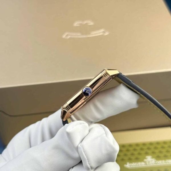 Jaeger-LeCoultre Reverso Tribute Monoface Small Seconds Rose Gold Blue Dial Best Replica MGF 45.6??27.4mm
