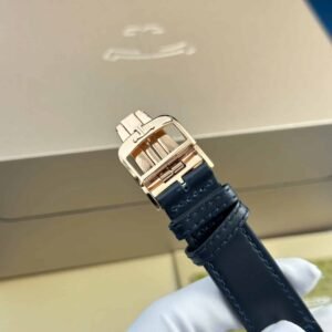Jaeger-LeCoultre Reverso Tribute Monoface Small Seconds Rose Gold Blue Dial Best Replica MGF 45.6??27.4mm