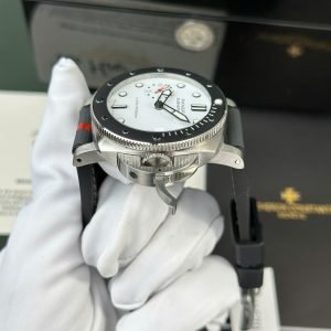 Panerai Submersible Luna Rossa PAM01579 White Dial Leather Strap Best Replica VSF 42mm