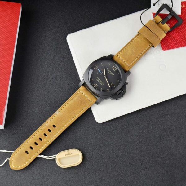 Panerai Luminor 1950 3 Days GMT Ceramic Black Dial PAM01441 1:1 Best Replica VSF 44mm