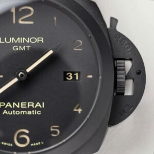 Panerai Luminor 1950 3 Days GMT Ceramic Black Dial PAM01441 1:1 Best Replica VSF 44mm