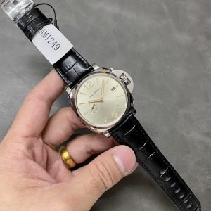 Panerai Luminor Due PAM1249 Ivory Sun-brushed Dial Leather Strap Best Replica VSF 42mm