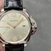 Panerai Luminor Due PAM1249 Ivory Sun-brushed Dial Leather Strap Best Replica VSF 42mm
