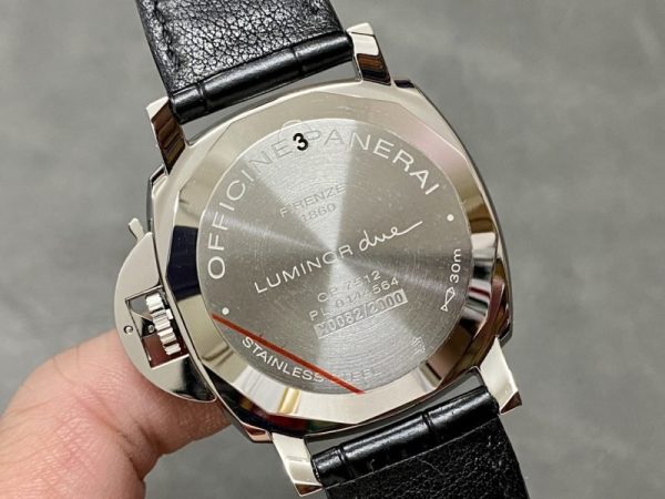 Panerai Luminor Due PAM1249 Ivory Sun-brushed Dial Leather Strap Best Replica VSF 42mm