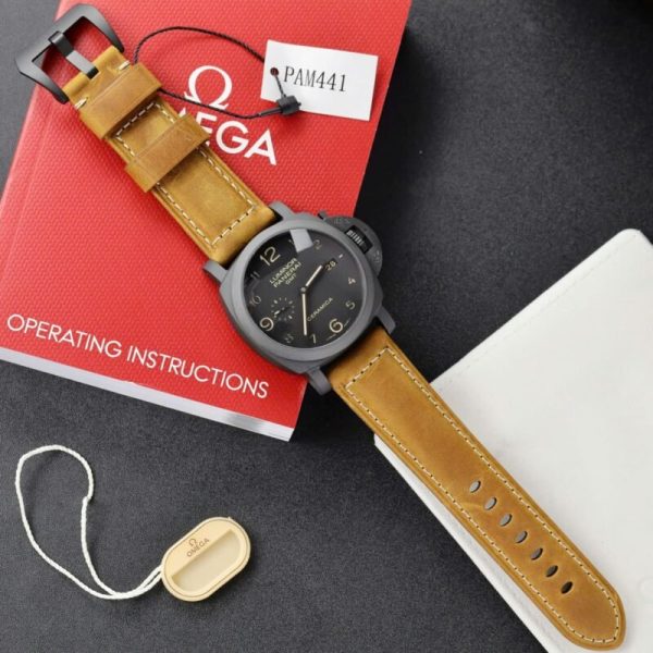 Panerai Luminor GMT Ceramica 1950 3 Days Black Dial PAM441 1:1 Best Replica VSF 44mm
