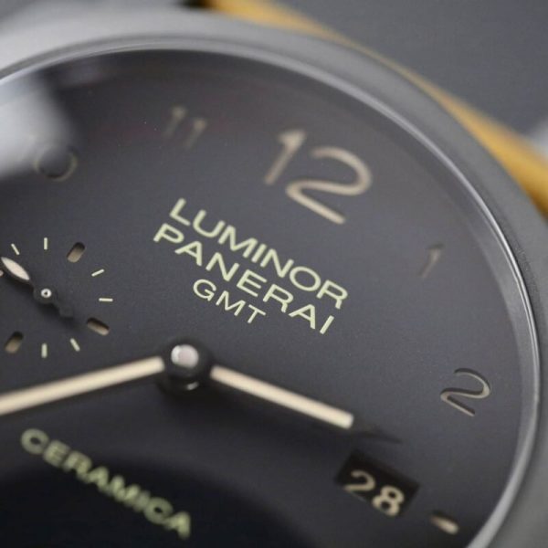 Panerai Luminor GMT Ceramica 1950 3 Days Black Dial PAM441 1:1 Best Replica VSF 44mm