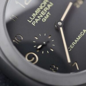 Panerai Luminor GMT Ceramica 1950 3 Days Black Dial PAM441 1:1 Best Replica VSF 44mm