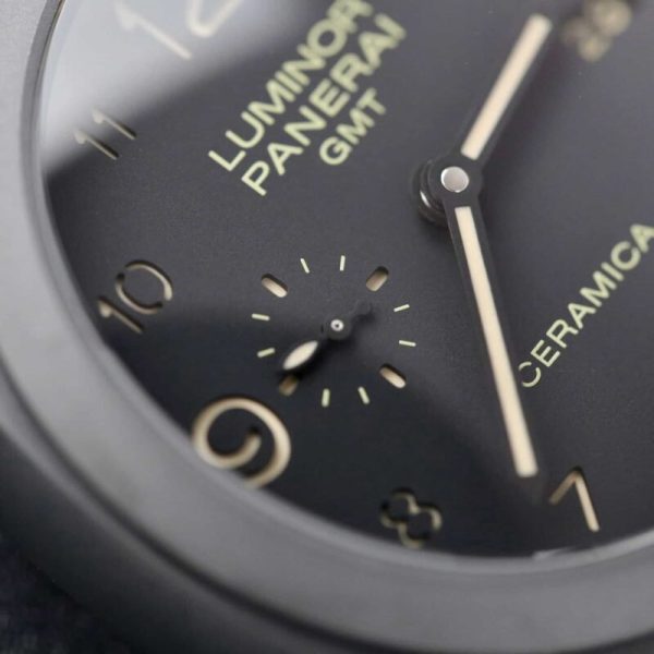 Panerai Luminor GMT Ceramica 1950 3 Days Black Dial PAM441 1:1 Best Replica VSF 44mm