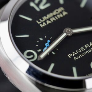 Panerai Luminor Marina Steel Black Dial PAM1312 Leather Best Replica VSF 44mm