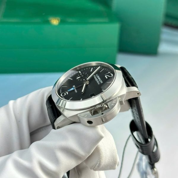Panerai Luminor Quaranta BiTempo PAM01365 Black Dial Leather Best Replica VSF 40mm