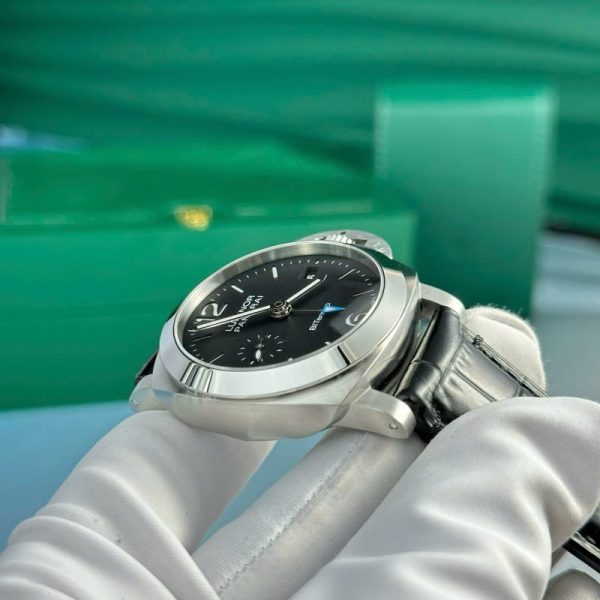 Panerai Luminor Quaranta BiTempo PAM01365 Black Dial Leather Best Replica VSF 40mm