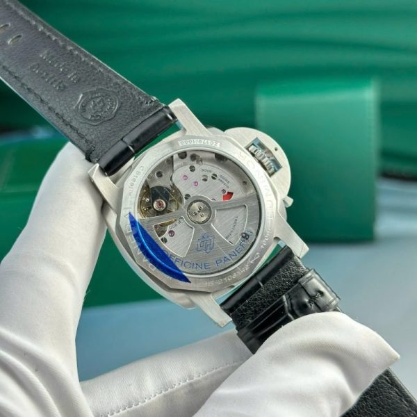 Panerai Luminor Quaranta BiTempo PAM01365 Black Dial Leather Best Replica VSF 40mm