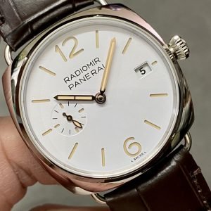 Panerai Radiomir Quaranta PAM 1292 White Dial Leather Strap 1:1 Best Replica VSF 40mm