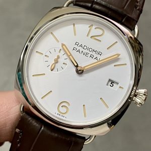 Panerai Radiomir Quaranta PAM 1292 White Dial Leather Strap 1:1 Best Replica VSF 40mm