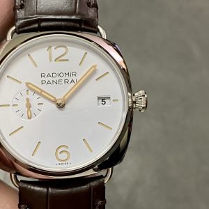 Panerai Radiomir Quaranta PAM 1292 White Dial Leather Strap 1:1 Best Replica VSF 40mm