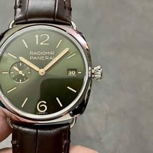 Panerai Radiomir Quaranta PAM1386 Green Dial Leather Strap 1:1 Best Replica VSF 40mm