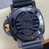 Panerai Submersible GMT Carbotech Navy Seals PAM 1324 Black Carbon Rubber Strap Best Replica VSF 44mm