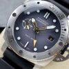 Panerai Submersible GMT Navy Seals PAM 1323 Grey Dial Rubber Strap Best Replica VSF 44mm