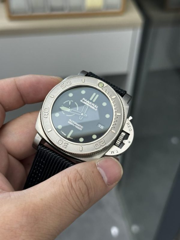 Panerai Submersible Mike Horn Edition PAM 984 Titanium Black Dial Black Strap Best Replica VSF 47mm
