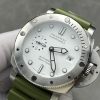 Panerai Submersible Quarantaquattro Bianco PAM1226 White Dial Green Rubber Strap 1:1 Best Replica VSF 44mm