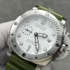 Panerai Submersible Quarantaquattro Bianco PAM1226 White Dial Green Rubber Strap 1:1 Best Replica VSF 44mm