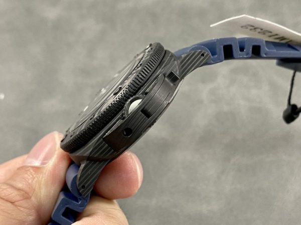 Panerai Submersible Quarantaquattro Carbotech Blu Abisso PAM1232 Blue Dial Rubber Strap Best Replica VSF 44mm
