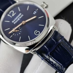 Panerai Radiomir Quaranta Blue Dial Leather Strap PAM01293 1:1 Best Replica VSF 40mm