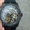 Roger Dubuis Excalibur Monotourbillon DBEX0577 Black Carbon Fiber 1:1 Best Replica BBR 42mm