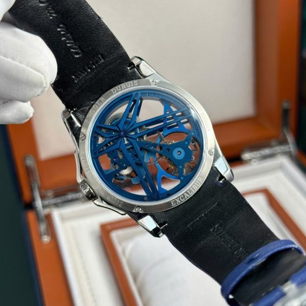 Roger Dubuis Excalibur Monotourbillon Cobalt Blue RDDBEX0838 Best Replica BBR 42mm