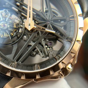 Roger Dubuis Excalibur Monotourbillon Pink Gold RDDBEX0836 Best Replica BBR 42mm