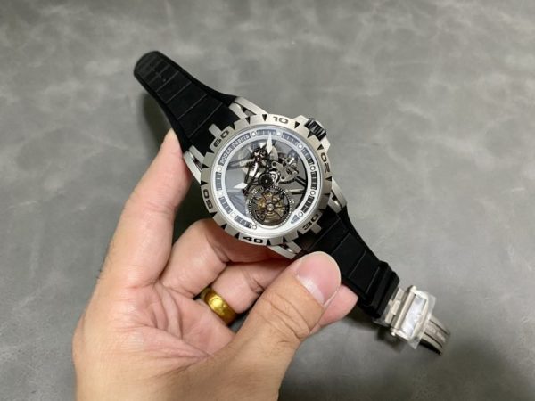 Roger Dubuis Excalibur Spider Tourbillon Volant Squelette RDDBEX0479 Best Replica 45mm