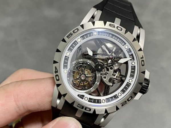 Roger Dubuis Excalibur Spider Tourbillon Volant Squelette RDDBEX0479 Best Replica 45mm