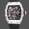 Richard Mille RM 38 02 Bubba Watson Tourbillon White Case Rubber & Fabric Strap