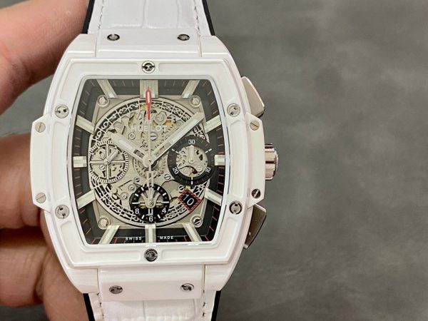 Hublot Spirit of Big Bang White Ceramic 641.HX.0173.LR 42mm(blue)