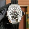 Hublot MP-13 Tourbillon Bi-Axis Retrograde 913.NX.1170.RX 44 mm(silver black)