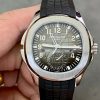 Replica Patek Philippe Aquanaut 5164A 001 Stainless Steel Dual Time 40mm Mens Watch
