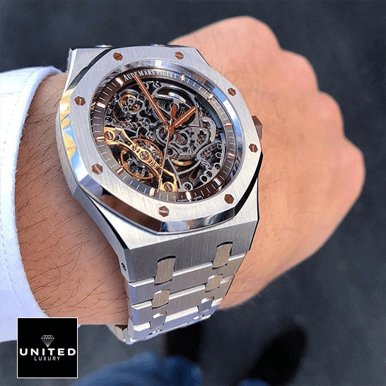 Audemars Piguet Royal Oak Double Balance Wheel Openworked 15407ST Replica