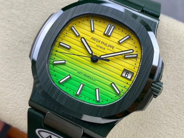 Patek Philippe Nautilus Yellow & Green 5711 40MM Watch