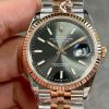 Rolex DateJust 126231 Two-Tone SS Rose Gold Grey Rhodium Dial