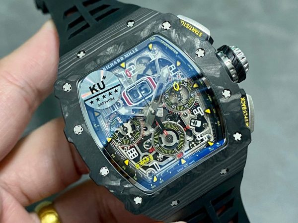 Richard Mille RM11-03 Carbon Automatic Flyback Chronograph Black
