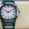 Patek Philippe Nautilus Green Rubber White Dial 5711 40MM Watch