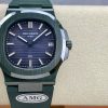 Patek Philippe Nautilus Green Rubber Blue Dial 5711 40MM Watch