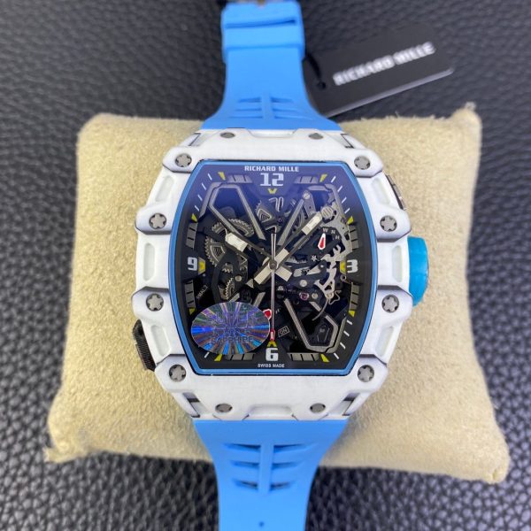 Richard Mille RM 35-03 Rafa Nadal White Carbon Quartz TPT(WHITE)