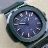 Patek Philippe Nautilus Green Rubber Blue Dial 5711 40MM Watch