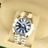 Rolex Datejust 126234 Blue Index Dial Fluted Bezel 36MM Unisex Replica Watch