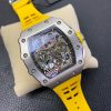 Richard Mille RM 11 03 Titanium Skeleton Dial Yellow Strap